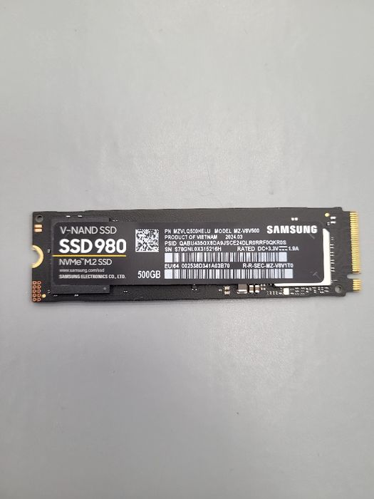NVMe M2 SSD Samsung 980 500 gb