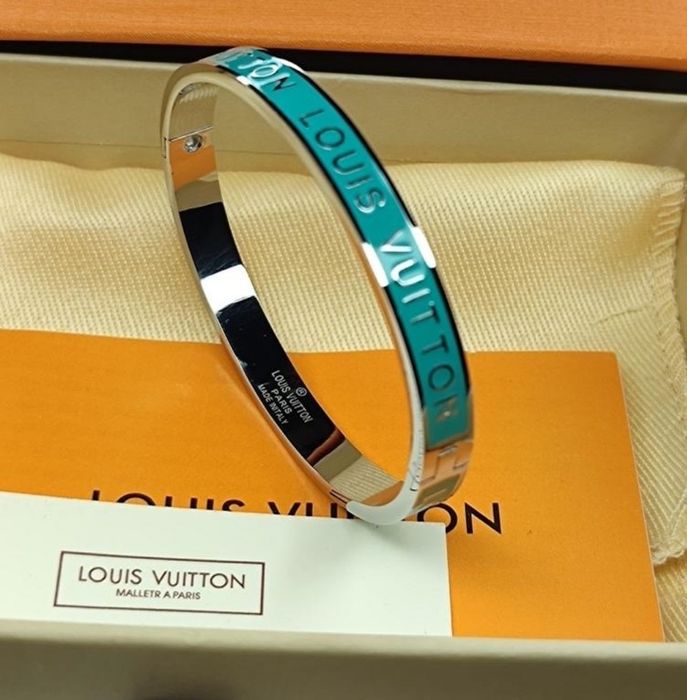 Браслет Луи LV золото+бирюза