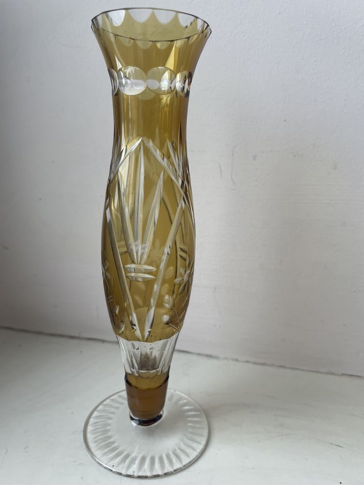 Kolekcjonerski wazon z czasów PRL Vintage 18cm