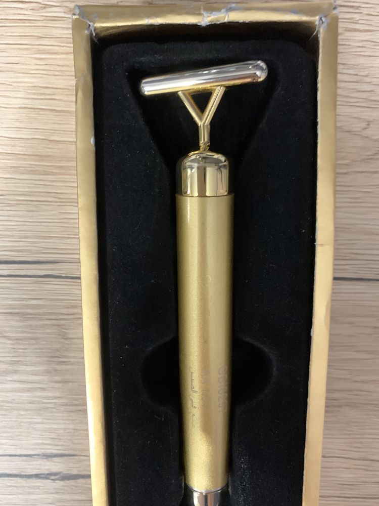 Массажер для лица T-bar 24к gold