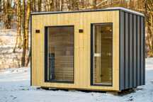 Sauna ogrodowa zewnętrzna Term-One z pełnym wyposażeniem od Term-Relax