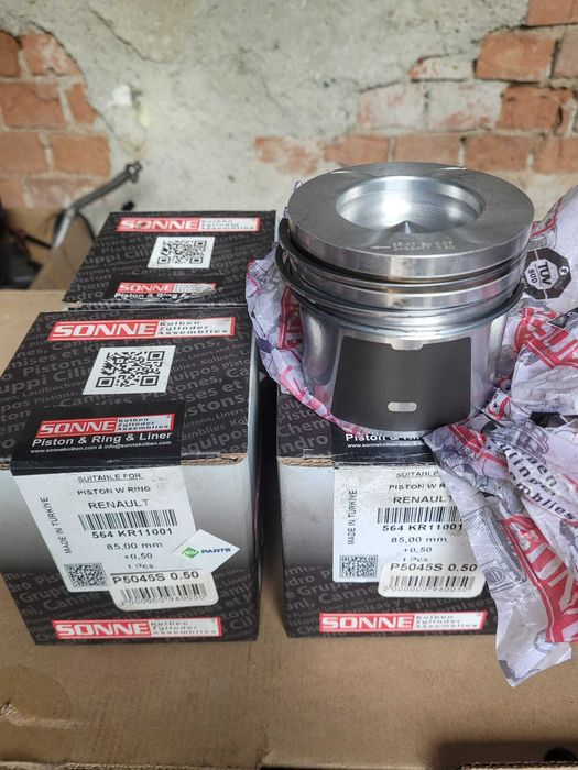 Master III 2.3Biturbo - Tłoki 4szt. MV Parts Sonne P5045S 85,00mm+0.50