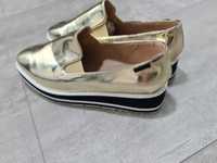 Sneakersy Betler r. 39 złote 24,5 cm