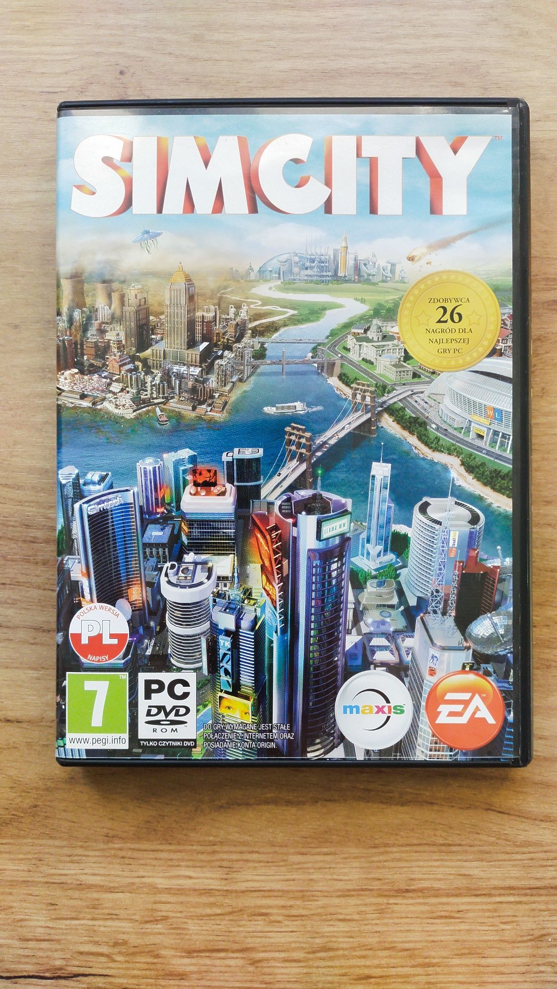 Gra SimCity na  Pc DvD