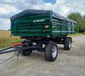 Przyczepa wywrotka 6 ton hw 60.11 hl 60 thk d55 po odbudowie 9 ton