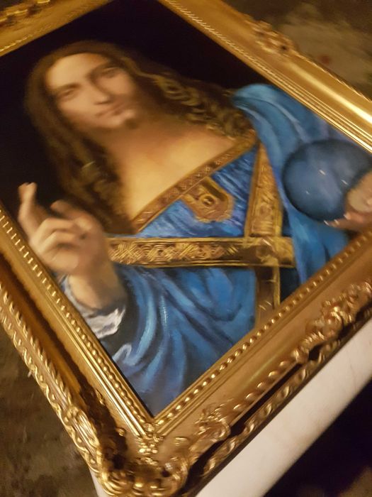 sprzedam obraz Leonardo Da Vinci ,,Zbawiciel Świata,,