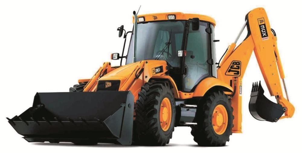 Prace ziemne, usługi koparko-ładowarką, JCB 3CX, koparka