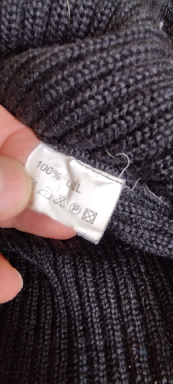 Sweter norweski wełna 100 procent, s