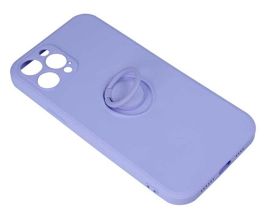 Plecki, Etui Finger Grip do Apple Iphone 16 Pro kolor: fioletowy