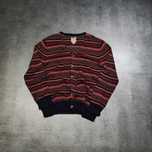 MĘSKI PREMIUM Sweter Kardigan Pleciony Kolorowy Guziki Rozpinany Levis