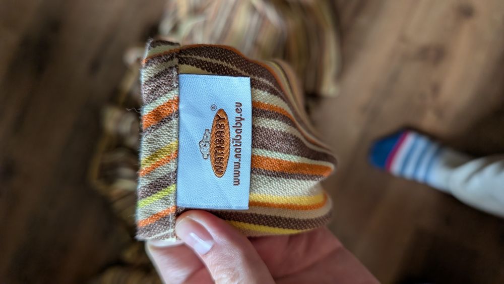 Chusta do noszenia dzieci  Natibaby wraz z instrukcją 4.6m