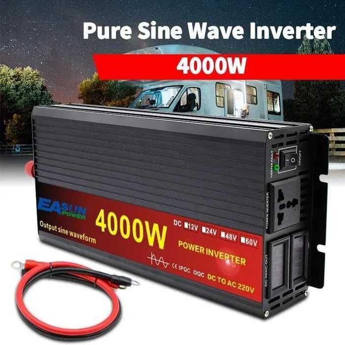 * NOVO * ONDA PURA * Inversor 12V * 220V 4000W * DC/AC