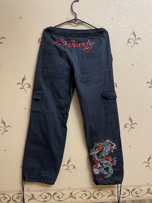 Карго штаны ed hardy