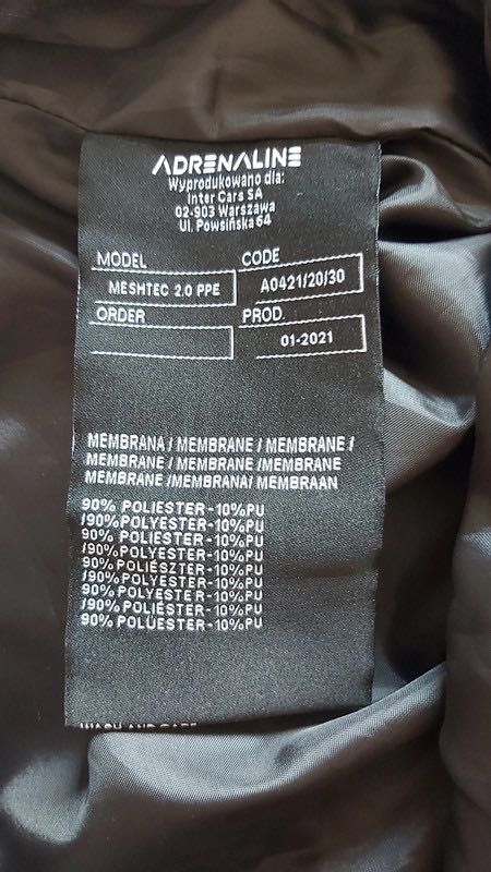 Jak nowe Spodnie motocyklowe Adrenaline Meshtec 2.0 rozmiar S lato