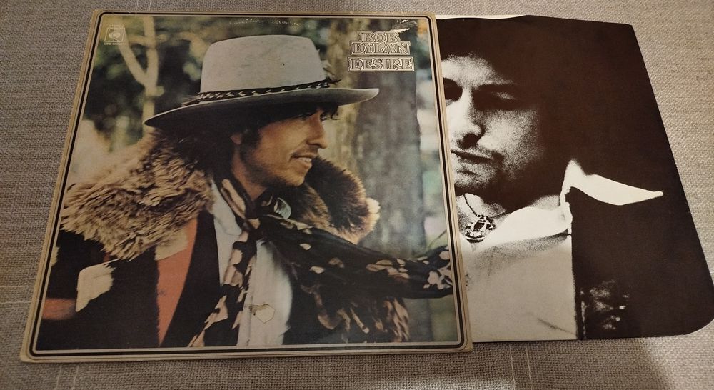 Bob Dylan Desire LP wyd England