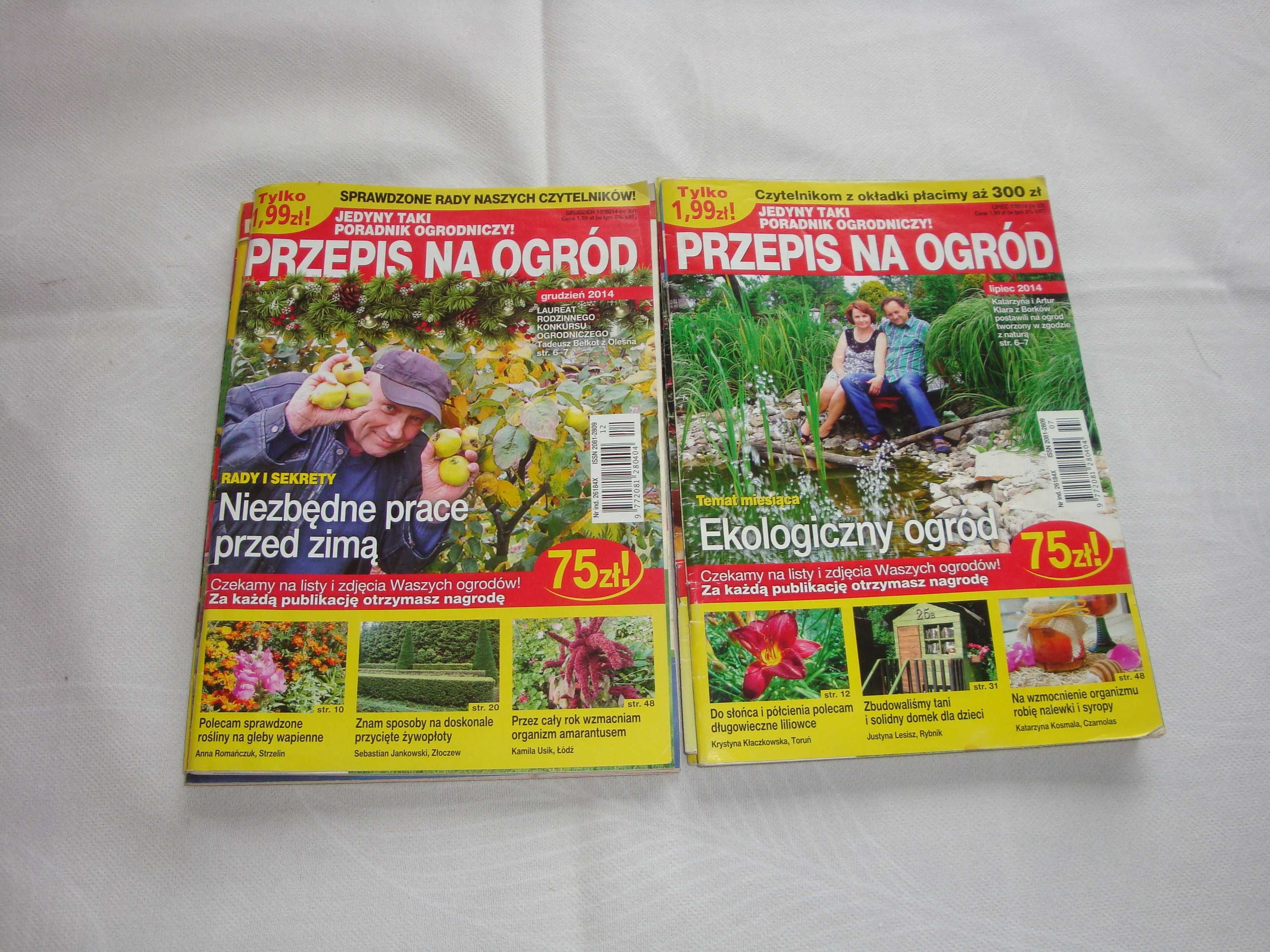 Czasopismo Przepis na ogród   7  sztuki