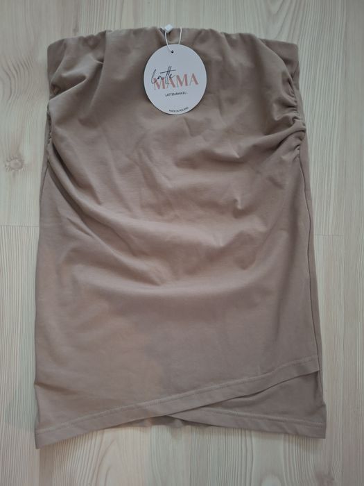 Beżowa spódnica ciążowa 36 S