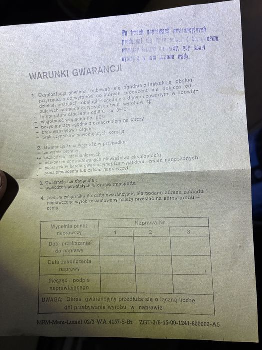 analogowy regulator temperatury typu RK MERA-LUMEL 1980r