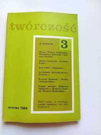 Twórczość 3 (460), marzec 1984  Rok XL