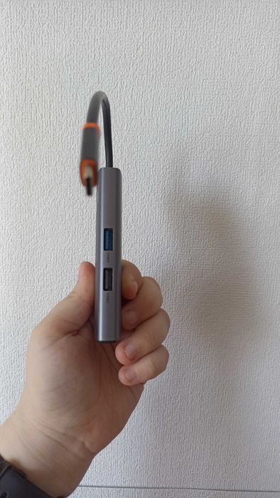 Usb-хаб baseus metal gleam series 4‑in‑1 (cahub‑cy0g)