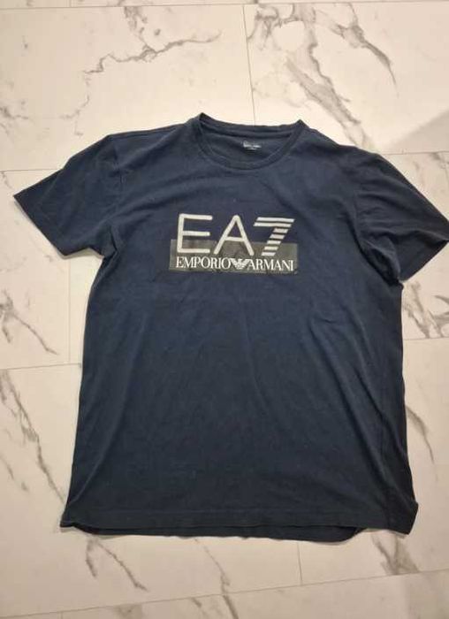 Koszulka męska Emporio Armani oryginał granatowa
