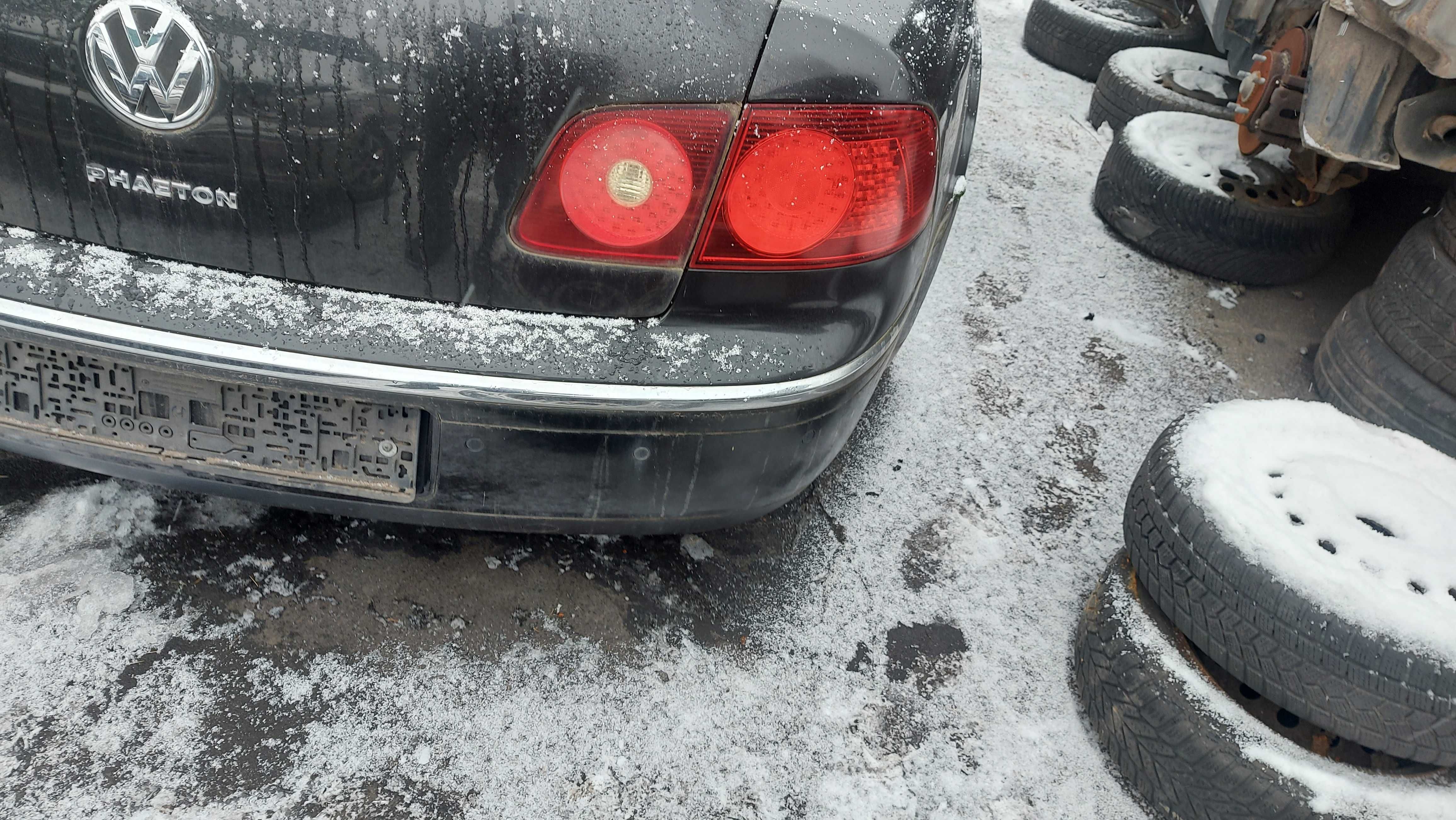 VW PHAETON Lift 2008' LR9V zderzak tylny sedan PDC dostawa