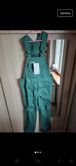 Spodnie robocze ogrodniczki