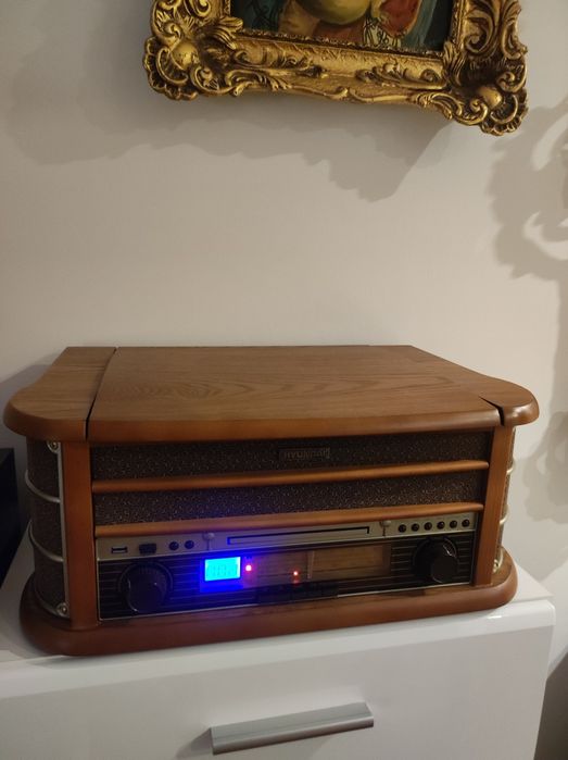 Gramofon Retro z radiem