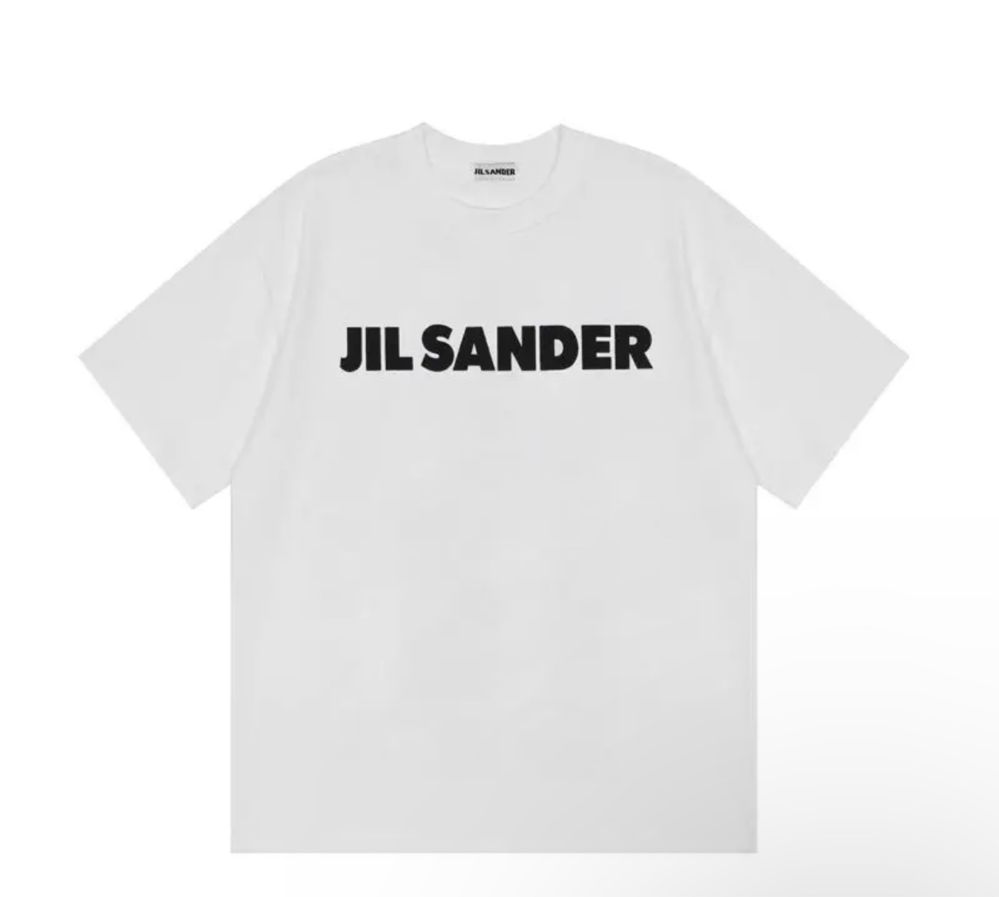 Футболка jil sander модная футболка