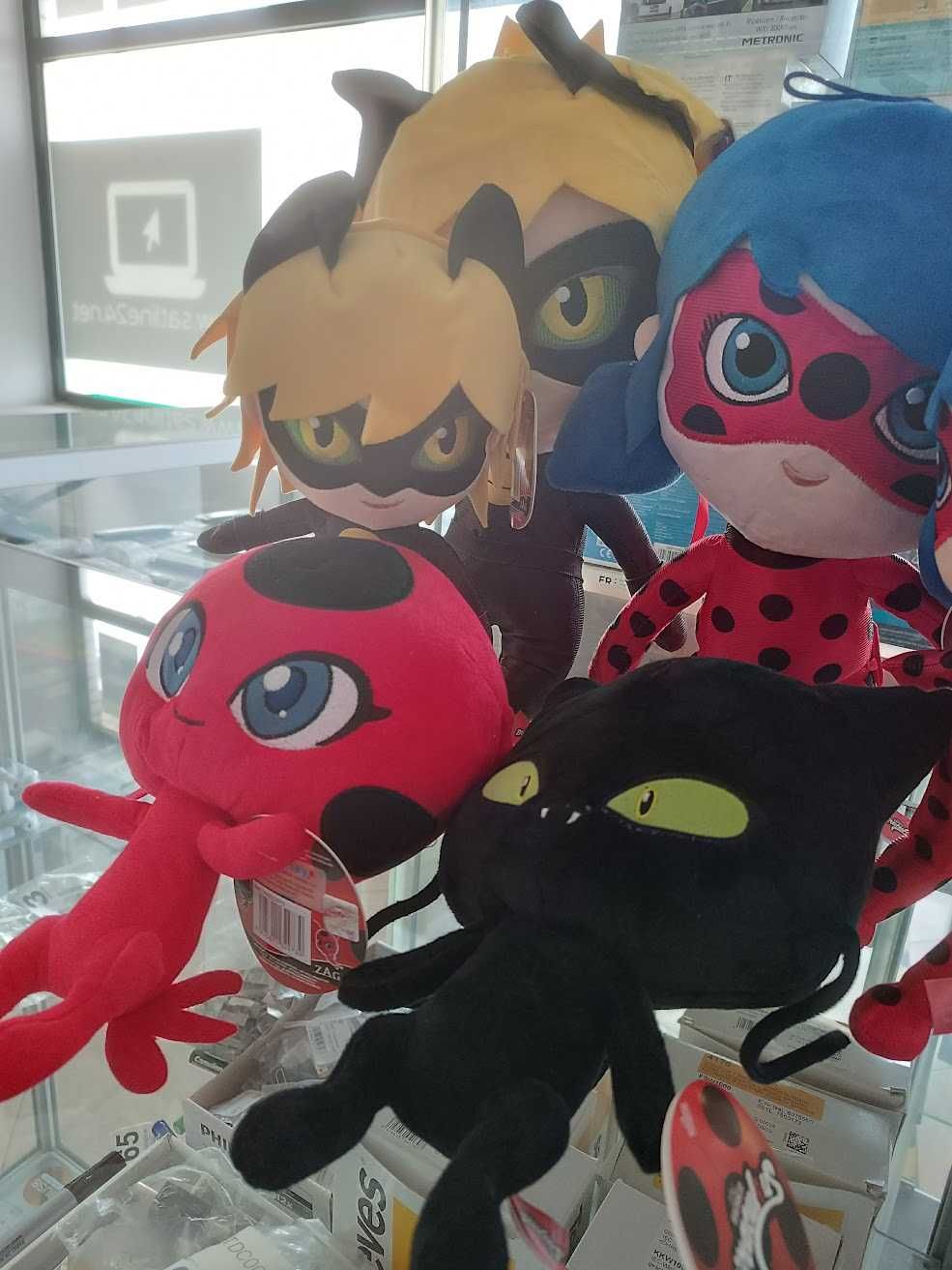 Peluches Miraculous Ladybug 30 e 45cm