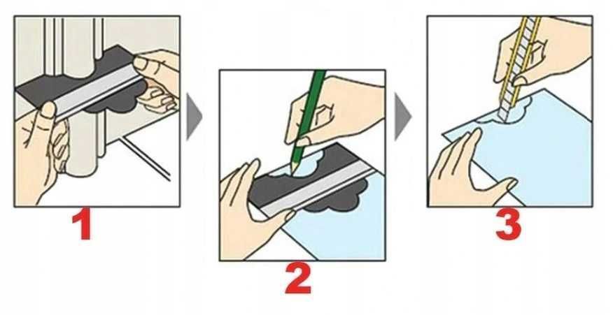 Szablon do odwzorowania kształtów 15cm duplikator kształtów wzornik