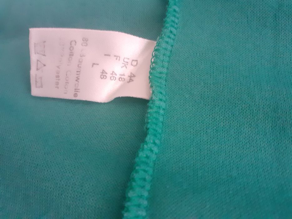 ROBE Vintage veludo verde garrafa tm L ( Novo)