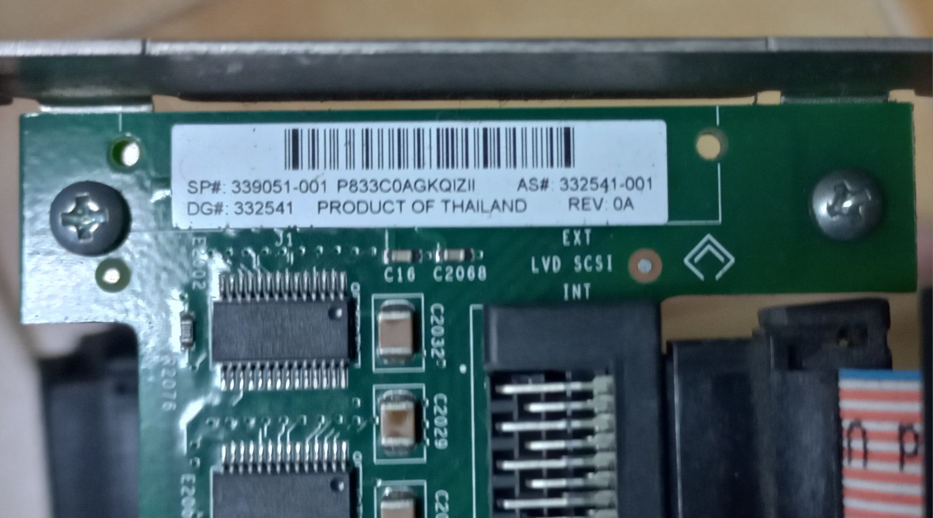 Placa controladora de discos