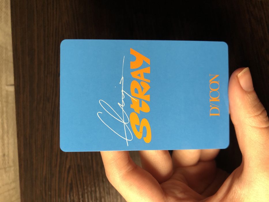 продам карточку BANG CHAN ‘Stray kids’