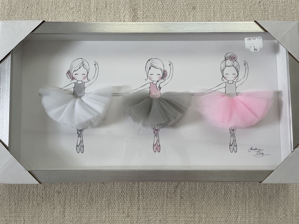 Obraz, obrazek „Baletnice” do pokoju dziewczynki - NOWY
