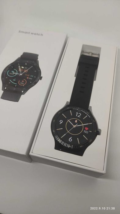 SmartWatch S32 tętno, ciśnienie, O2, kroki, powiadomienia.