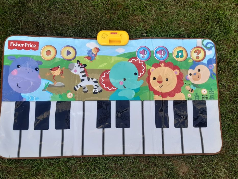 Fisher Price nowa mata interaktywna, edukacyjna, grające pianino