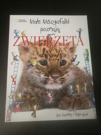 Książka dla dzieci National Geograph"Małe Mózgofalki poznają zwierzęta