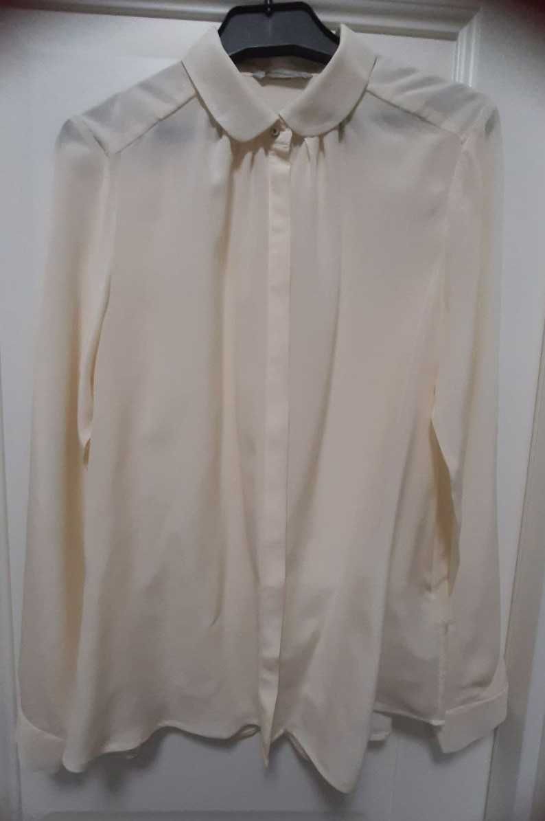 Cорочка, 100% шовк, розмір М, H&M, вершкове масло