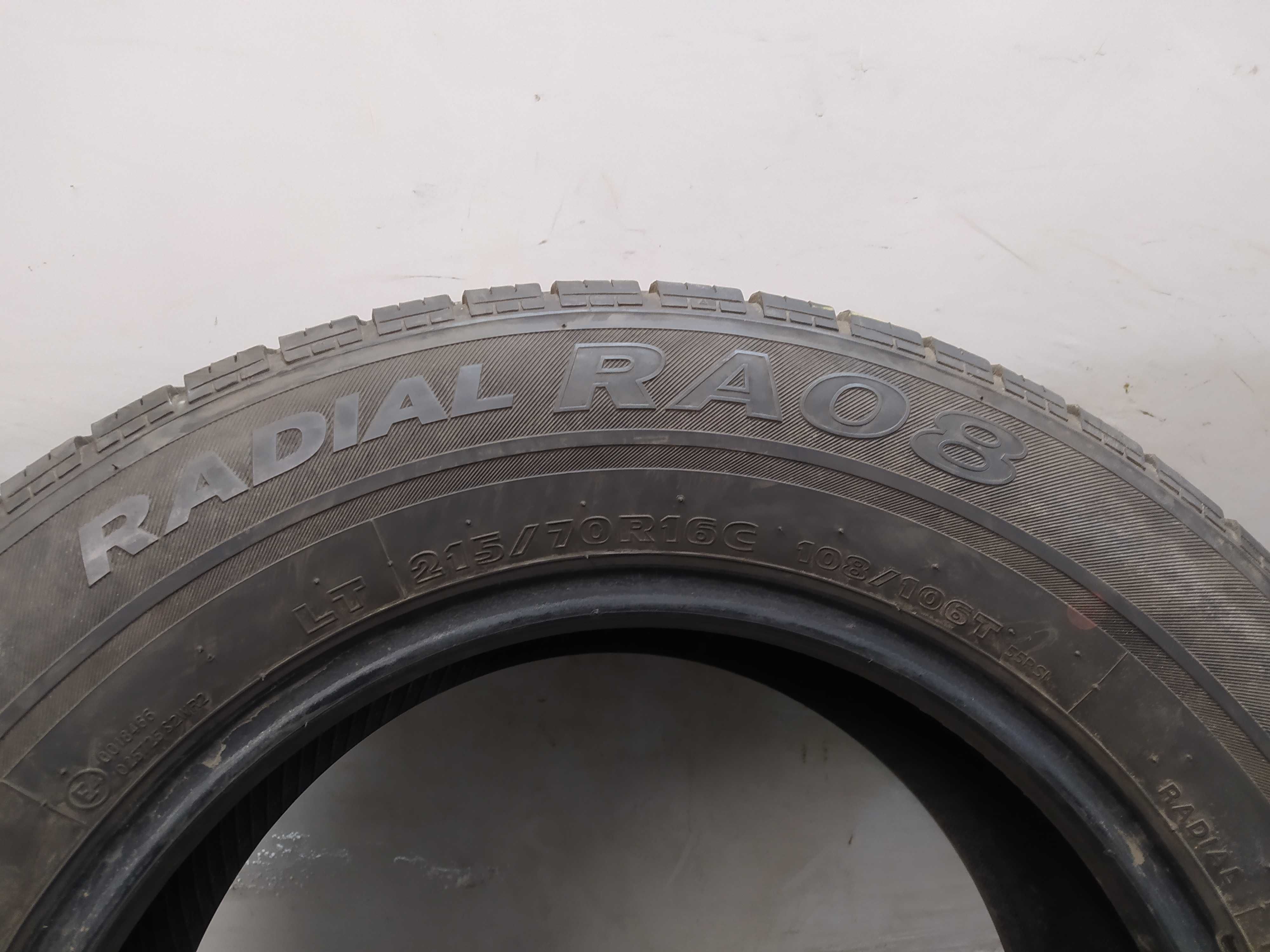 4x215/70R16C Hankook Radial RA08, 2019 rok, 108/106T