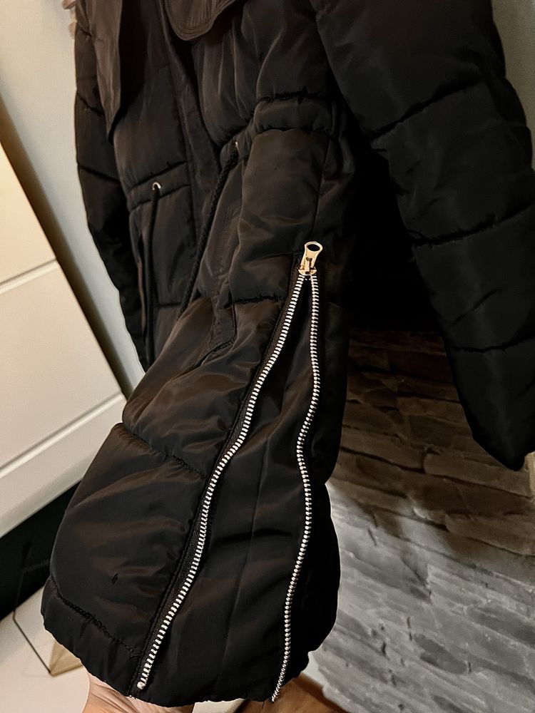Kurtka parka czarna