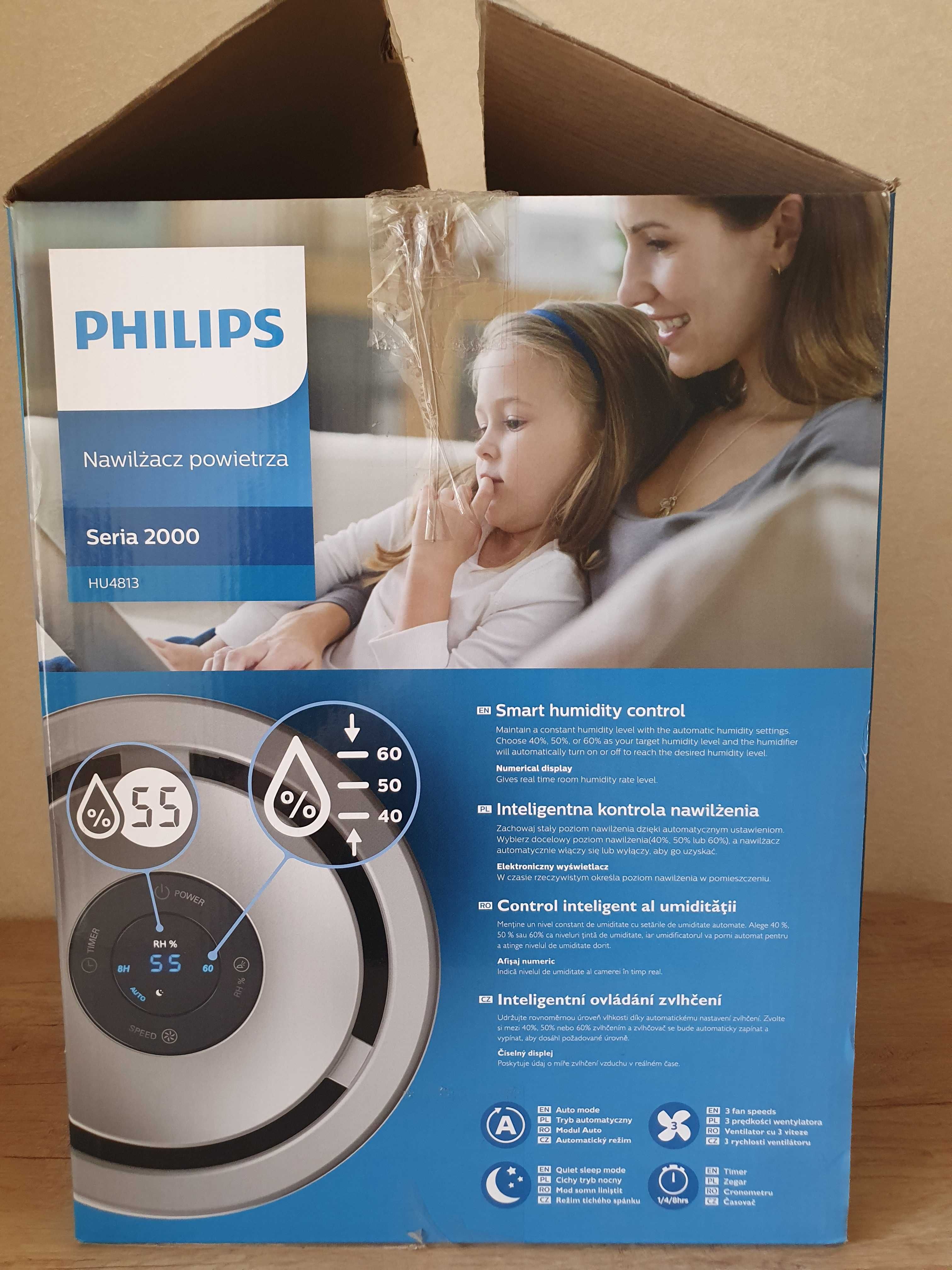 Зволожувач PHILIPS Safe & clean Series 2000 HU4813/10 + FY2401/30