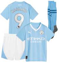 Manchester City Haaland 9 strój dziecięcy rozmiar 155/165cm młodzieżow