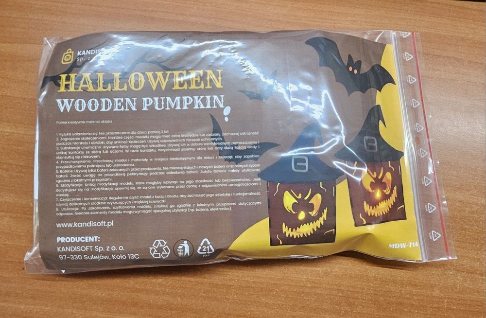 Dynia Lampion Straszny Halloween Dekoracja | Duch Dynia Pająk 3D