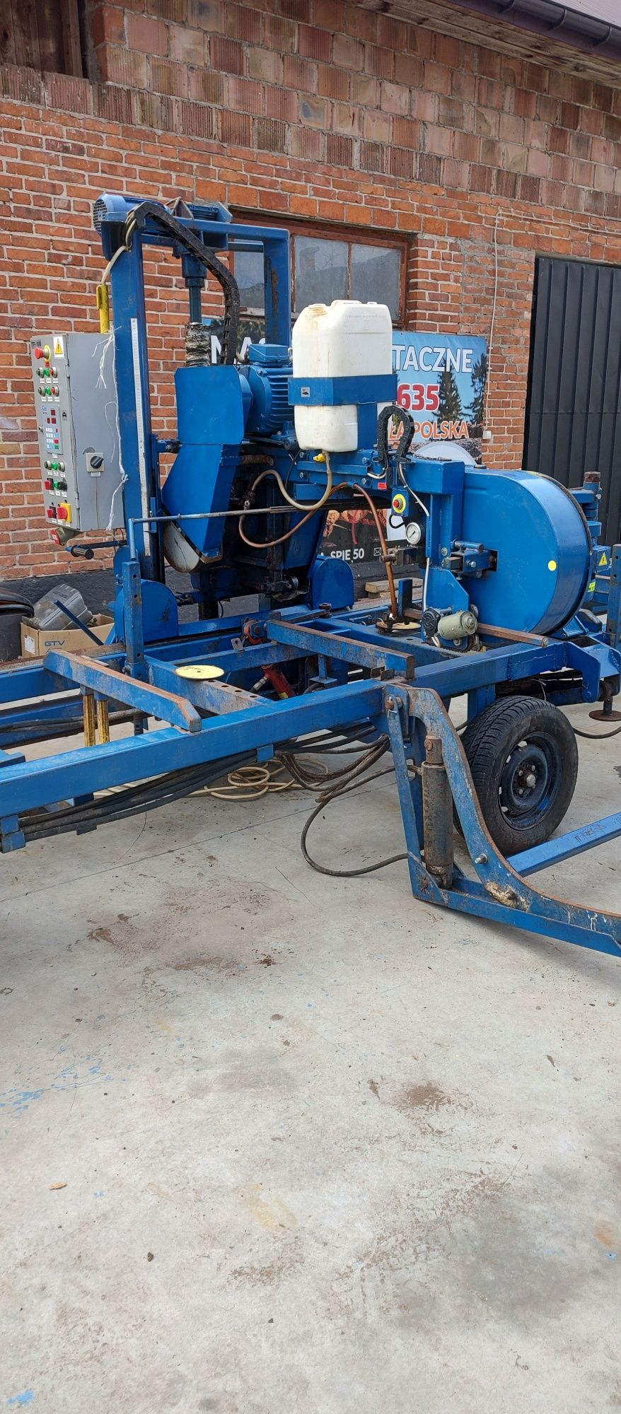 Trak taśmowy mobilny Masz Drew z hydrauliką TPP 1100