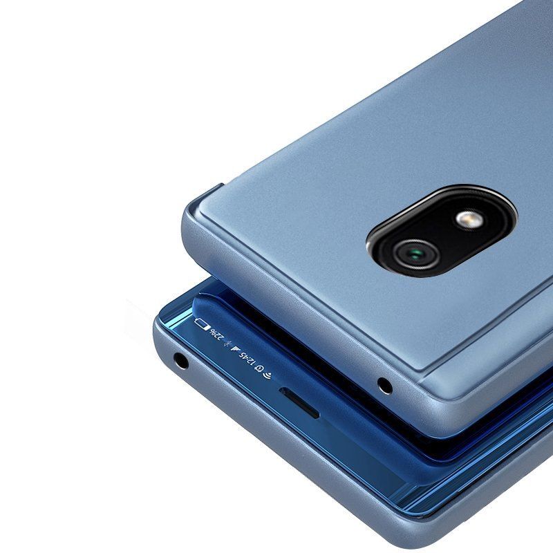 Etui Z Klapką Clear View Case Do Xiaomi Redmi 8A Różowy