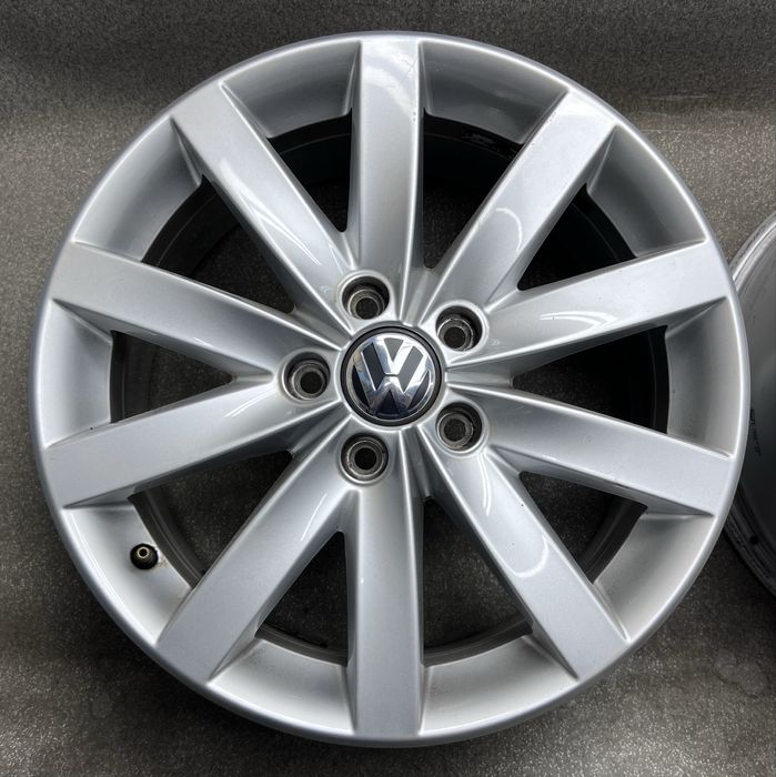 Диски R17 5 112 et54 J7 Оригінал VW golf 5 6 jetta sharan титани