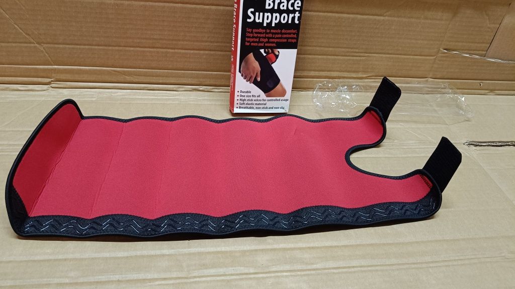 Regulowany stabilizator uda unisex oddychający neoprenowy antypoślizgo