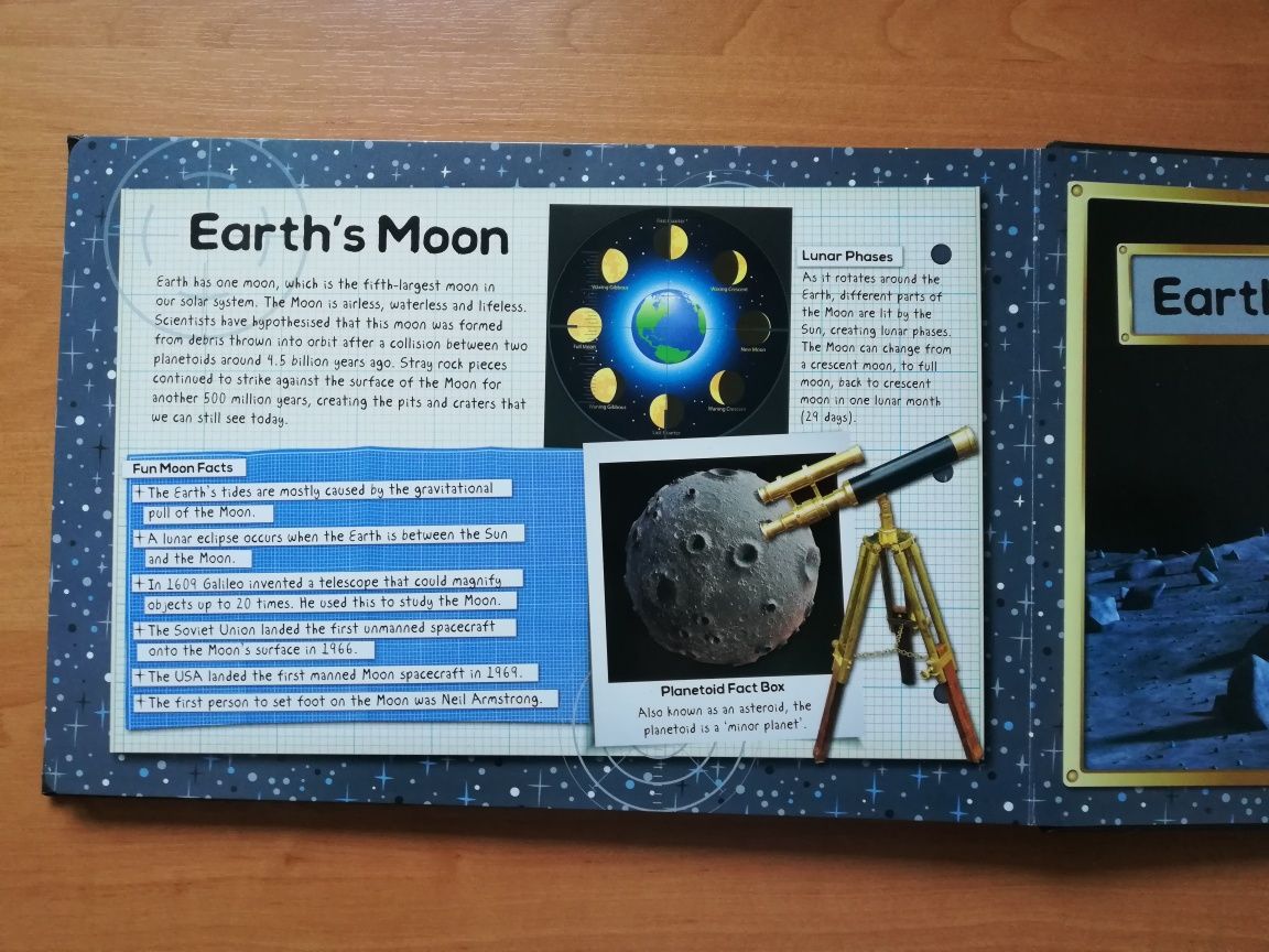 Książka z puzzlami po angielsku - Inside Our Solar System