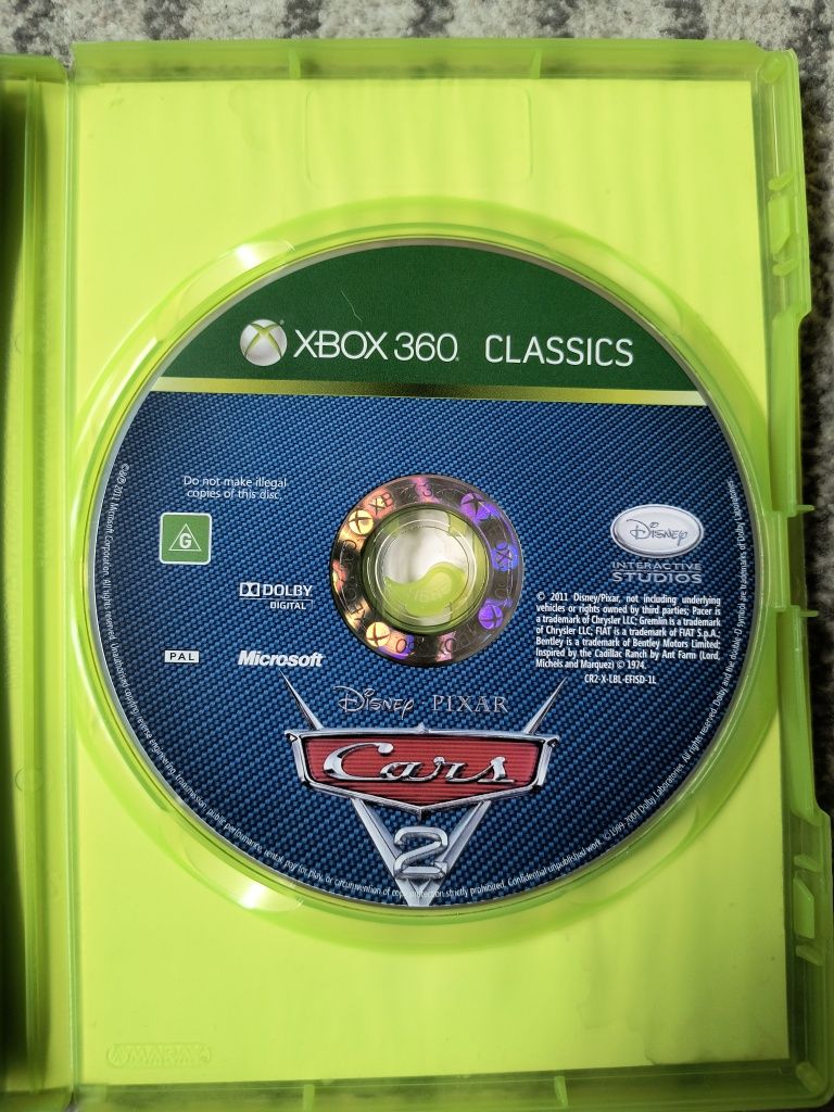 Auta 2 Disney pixar Xbox 360